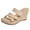 Beige, variant on YLYL Espadrilles Wedge Platform Sandals for Women Slip on Open Toe High Heel Summer Beach Slippers