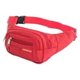 thumbnail image 2 of Riñonera con cremallera Yuyangstore bolso de hombro para pesca entrenamiento al aire libre rojo, 2 of 8