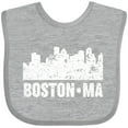 thumbnail image 3 of Inktastic Boston Massachusetts City Skyline with Grunge Boys or Girls Baby Bib, 3 of 4