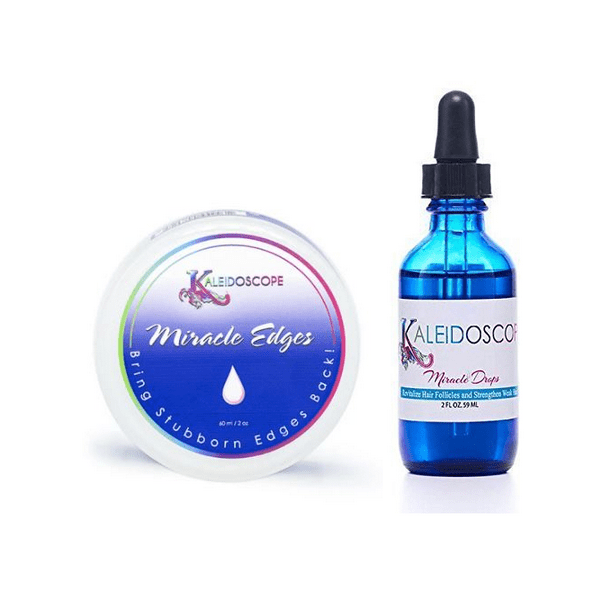 Kaleidoscope Miracle Drop Hair Growth Oil 2oz + Miracle Edges 2oz