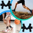 thumbnail image 4 of Lsupdaol 8 Pcs Precut Kinesiology Tape for Ankle Cotton Breathable Elastic Athletic Tape Pain Relief Minimize Ankle Sprain Provides Support and Stability for Ligament and Muscle Marathon Use(Black), 4 of 6