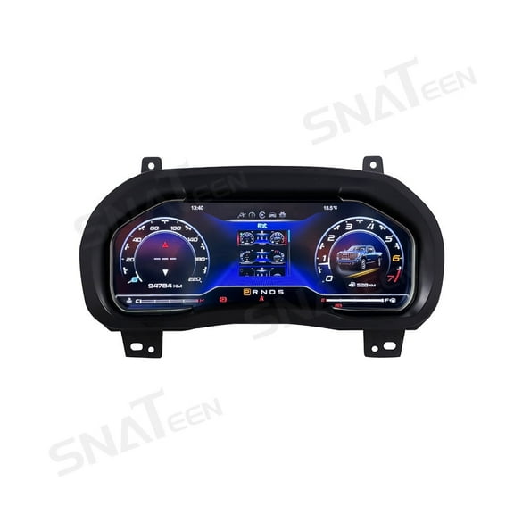 SNATEEN Car Digital Cluster LCD Screen Instrument Panel for Chevrolet Silverado/GMC SIERRA 2013-2020 Models Virtual Cockpit Speedometer Dashboard Upgrade Universal Fit Linux Car Accessories