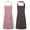 pink, brown, variant on AOWOO 2Pack Stripes Kids Apron with 2 Pockets, Cooking Aprons for Boys and Girls Ages 6-10, Waterproof Cotton Art Smock for Adjustable Baking Painting Crafts Apron