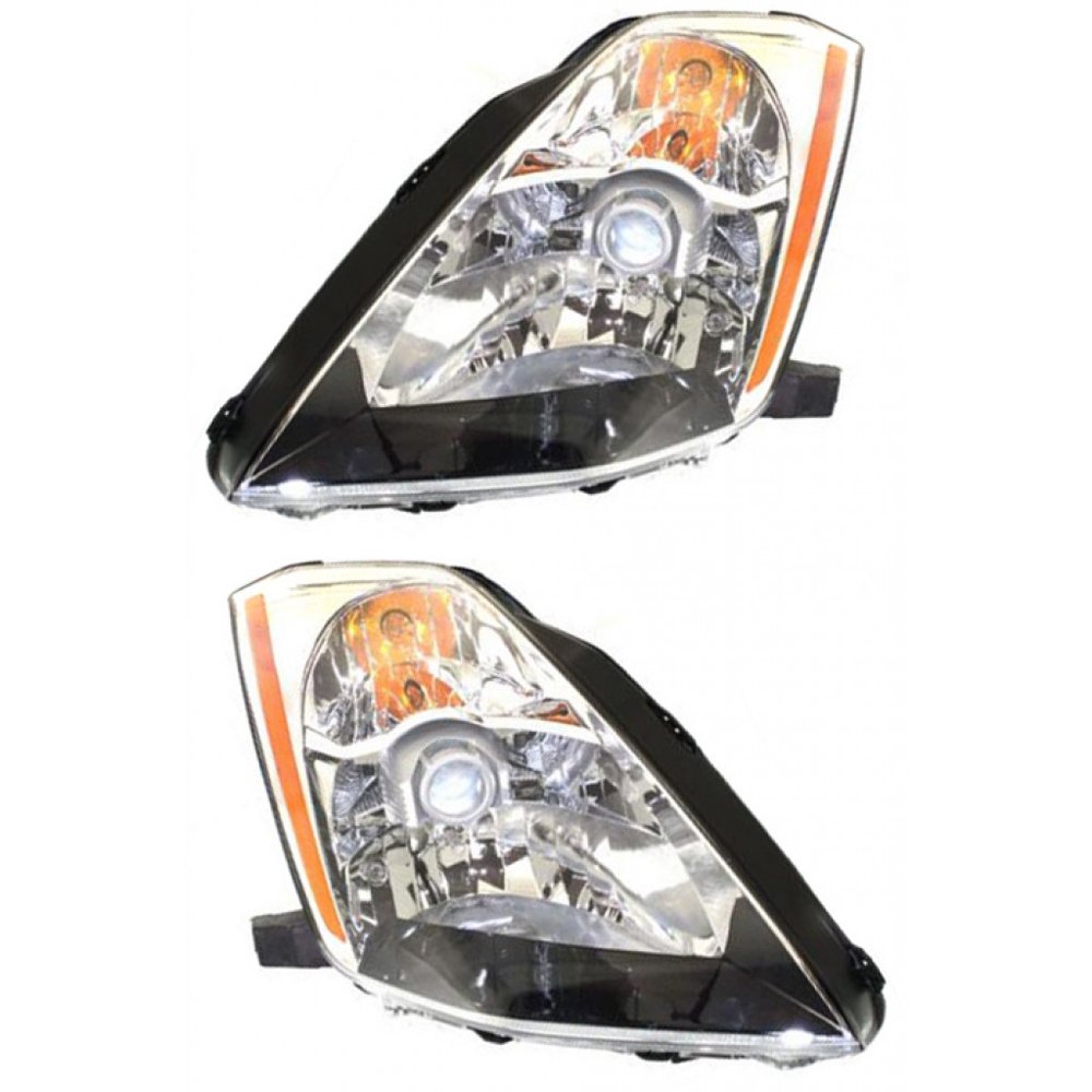 For 2003-2005 Nissan 350Z Pair Headlights Driver and Passenger Side