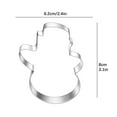 thumbnail image 3 of Holiday Cookie Cutters Stainless, Shape Cookie Cutter, Cookie Stamps, Cookie Cutter Set suitable for Frosting Decoration, Cookie Cutter for DIY Cake Baking Decoration (1Pc 4"), 3 of 9