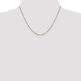 thumbnail image 2 of 14K Yellow Gold necklace Cable chain Pendant Round 18 in 2 mm, 2 of 5