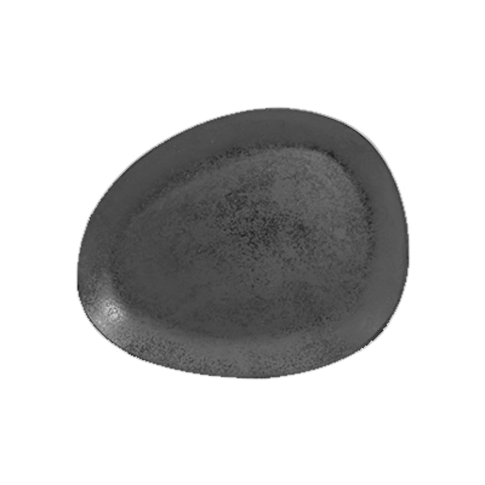 Plato Porcelana Negro 27Cm Karbon Rak