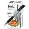 thumbnail image 5 of (2 pack) Pentel Champ Mechanical Pencils HB Lead - 0.5 mm Lead Diameter - Refillable - Black Lead - Black Barrel - 24 / Pack, 5 of 6