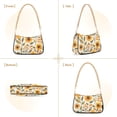 thumbnail image 7 of FORMRS Womens Shoulder Bag with Chain Strap Clutch Purse Cute Tote Handbag, Watercolor Sunflowers, 7 of 7