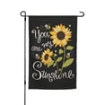 thumbnail image 1 of Spring Summer Sunflower Garden Flag You are My Sunshine Vertical Double Sided Fall Farmhouse Floral Yard Outdoor Decor 12x18 In, 1 of 6