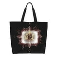 thumbnail image 2 of Tool Band Rock Tote Bags Reusable Women Shoulder Bag Grocery Bag Travel Beach Shopping Work Daily Handle Bag, 2 of 8