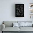 thumbnail image 3 of Trademark Fine Art Pictufy Studio Lineart Swan Black Vector 005 Canvas Wall Art, 3 of 4