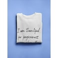 thumbnail image 3 of Thankful For Forgiveness Graphic Sweatshirt Women -GoatDeals Designs, Female 5X-Large, 3 of 4