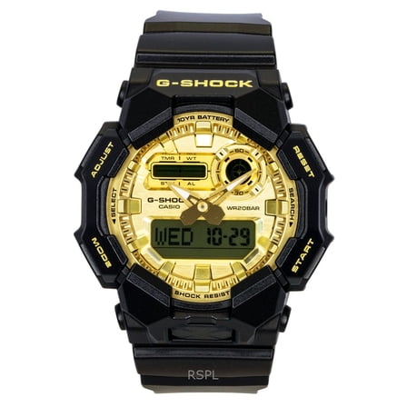 Casio G-Shock Bio-Based Resin Strap Analog Digital Gold Dial Quartz GA-010GGB-1A9 200M Men's Watch