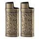 thumbnail image 2 of Estuche para Encendedor Retro Cubierta de aleación de Zinc con Grabado Floral 3D ANGGREK Otros, 2 of 8