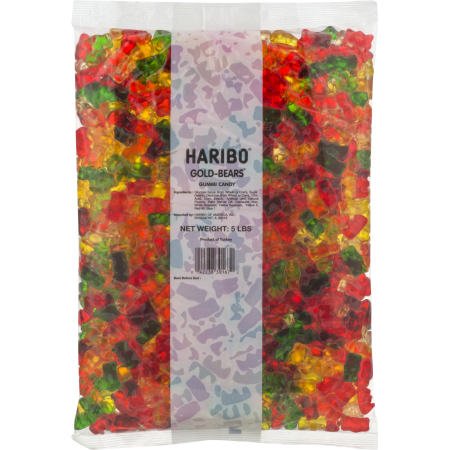 Haribo Gold Bears Gummi Candy 5 Lb Haribo Gold Bears Gummi Candy 5 Lb
