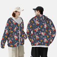 thumbnail image 2 of KLL Christmas Bunny A Print Men's Women’s UPF 50+ Sun Protection Outdoor Hoodie Jacket Long Sleeve Fishing Hiking Performance Shirt- Medium, 2 of 5