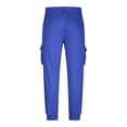 thumbnail image 5 of JAJAHO Cargo Pants Mens Joggers Utility Multiple Pockets Drawstring Waist Comfortable Daily Wear Trousers Climbing Fishing Ankle-Tied Stylish Trousers, 5 of 6