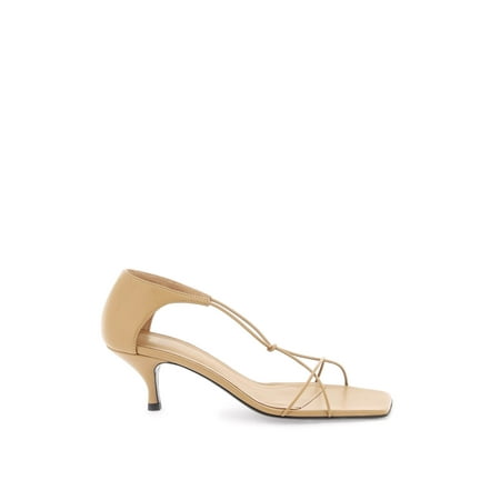 

Toteme Leather Knot Sandals With Women