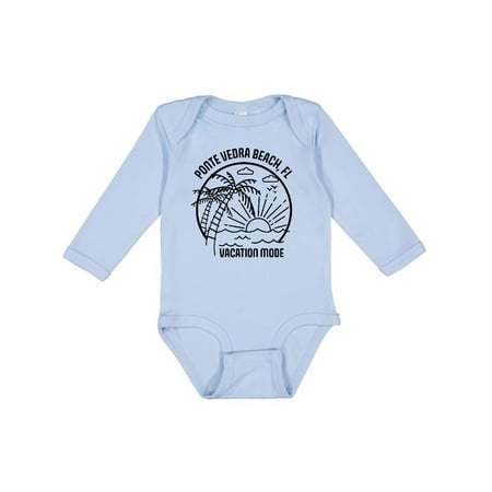 

Inktastic Summer Vacation Mode Ponte Vedra Beach Florida Boys or Girls Long Sleeve Baby Bodysuit