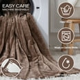 thumbnail image 4 of ELEKA Electric Heated Blanket Full ,72" x 84"， 8 Heating Levels，10 H Timer,Brown, 4 of 9