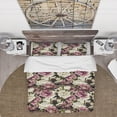 thumbnail image 2 of Designart 'Pink and White Blossoming Peonies' Floral Duvet Cover Set, 2 of 4