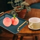 thumbnail image 2 of Bandeja rectangular para guardar artículos diversos, bandejas para servir con asas, accesorios de café, decoración vintage, joyas, desayuno, vajilla de té., 2 of 6