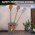 thumbnail image 5 of Nuu Garden Propane Outdoor Patio Heater with 304 Stainless Steel Burner and Aluminum Reflector, Powder-Coated Outdoor Heater with Wheels, Anti-Tilt Safety Shut-Off, ETL Certified, Sparkling Gray, 5 of 10