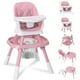 thumbnail image 1 of Trona convertible Babyliebe 15 en 1 con centro de actividades, color rosa, 1 of 9