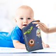 thumbnail image 4 of Coolnut 3 PCS Cute Monsters Bat Baby Muslin Washcloths, Halloween Ghost Face Towel Burp Cloths Ultra Soft Absorbent Cotton Bath Wipes Towels for Newborn Boys Girls, 4 of 6