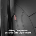thumbnail image 3 of EKR Custom Fit Fusion Car Seat Covers for Ford Fusion SE,S,SEL 2013 2014 2015 2016 2017 2018 2019 2020 -Full Set Neoprene (Black), 3 of 4