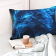 thumbnail image 4 of Honeii Wolf Print Pillow Cases,Plush Throw Pillow Covers,Decorative Pillowcase for Sofa, Couch, Living Room-20"x30", 4 of 6