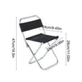 thumbnail image 3 of LSLJS Camping Chairs & Folding Chair - Telescopic Portable & Lightweight Non-Slip for Hiking Fishing Hunting Travel Indoor Outdoor, 3 of 6