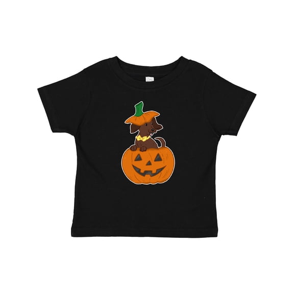 Inktastic Halloween Dachshund in Pumpkin Boys or Girls Baby T-Shirt