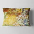 thumbnail image 2 of Designart Little Flowers with Soft Green Leaves - Floral Throw Pillow - 12x20, 2 of 5