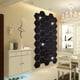 thumbnail image 3 of Billuyoard 15 piezas espejo pared calcomanía único acrílico interior Hexagonal hogar adorno habitaciones decoraciones paredes adornos para Decoración del hogar Negro 15 Stück, 3 of 6