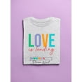 thumbnail image 3 of Love Is Loading Please Wait T-Shirt Women -Image by Shutterstock, Female 3X-Large, 3 of 4