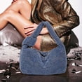 thumbnail image 4 of Bolso de mano con diamantes de imitación para mujer bolso de mano con purpurina bolso de boda para mujer, 4 of 6