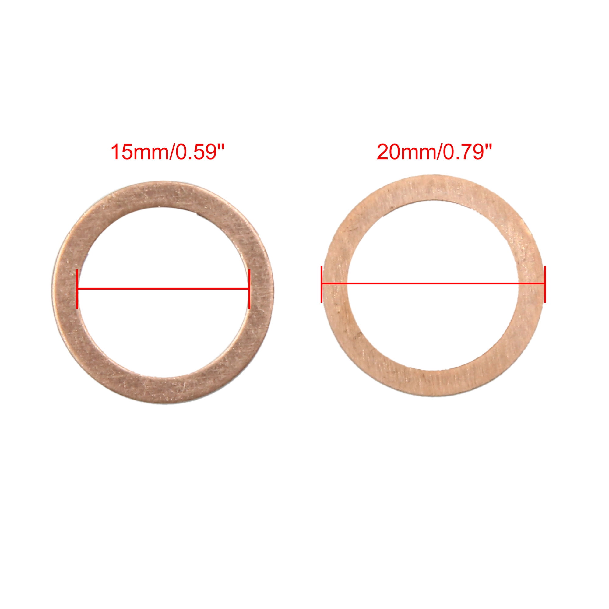 WSHR-11873 20Pcs M10 Copper Washer Outer Dias 13mm-13.5mm Flat Gaskets Marine Table Gasket Watts Thickness 0.25mm-1mm Purple Inner Dia: M8x13mm-0.25mm WSHR-11873 20Pcs M10 Copper Washer Outer Dias 13mm-13.5mm Flat Gaskets Marine Table Gasket Watts Thickness 0.25mm-1mm Purple Inner Dia: M8x13mm-0.25mm