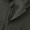 thumbnail image 5 of CAICJ98 Boys Girls Zip Up Hoodie Youth Solid Classic Hoodies Soft Hooded Full Zip Sweatshirts for Children Black,4-5 Years, 5 of 7