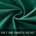 thumbnail image 3 of SMILETIME Emerald Green Velvet Curtains with Rod Pocket Thermal Insulated Soft Privacy Room Darkening Velvet Drapes for Bedroom and Living Room, Set of 2 Panels, 52 x 84 Inches Long, 3 of 7