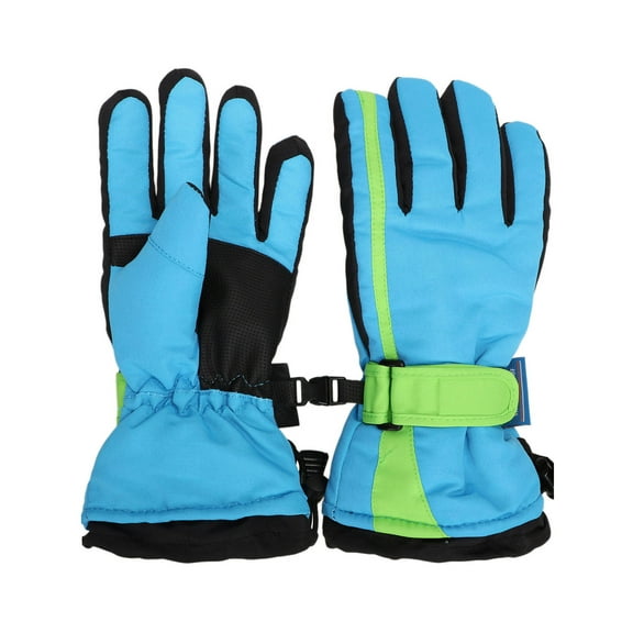 Waterproof Ski Gloves Boys Winter Windproof Sport Snow Gloves M