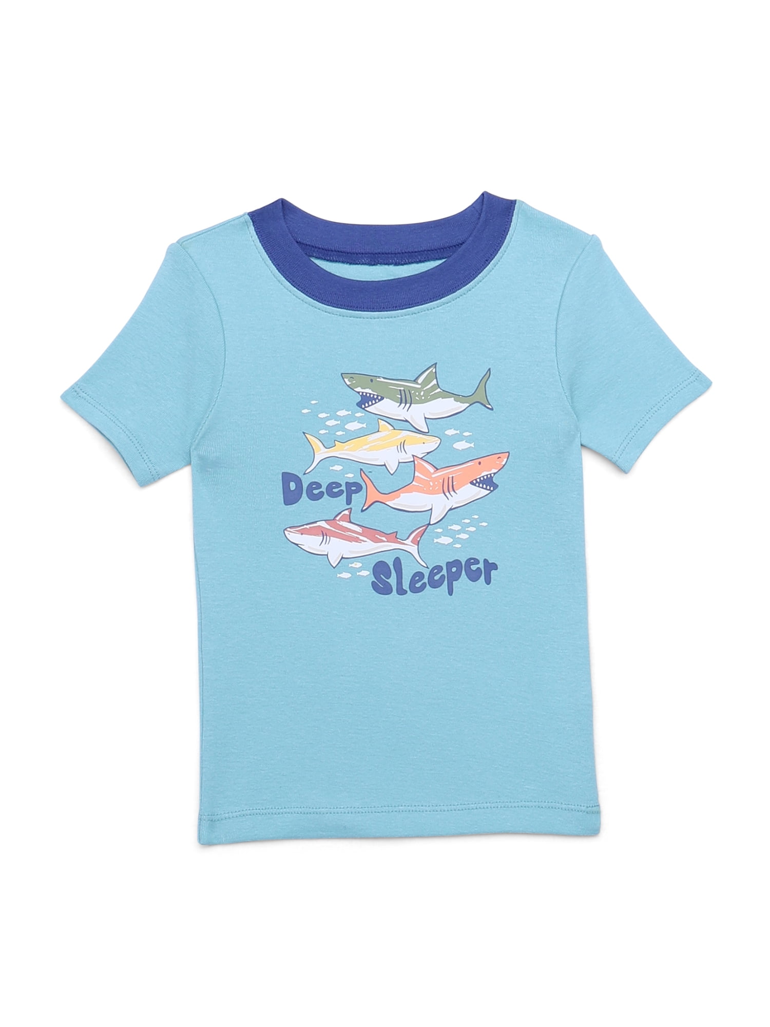 Wonder Nation Toddler Boys Cotton Tee and Pants Sleep Set, 3-Pack, Sizes 12M-5T