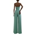 thumbnail image 2 of SAYOO Sleeveless Wide Leg Jumpsuit for Women, High Waist Pleated Decoration Solid Color Summer Clothing, 2 of 5