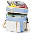 thumbnail image 1 of Fiambrera BAGNN, 16 L, aislante, a prueba de fugas, azul cielo y blanco, 1 of 8