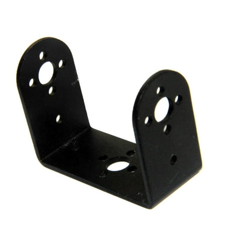 

Aluminum Short U Steering Gear Steering Gear Tilt Mount Bracket 996 Metal Mechanical Servo Mount Set Black