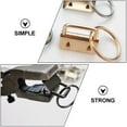 thumbnail image 4 of Miangastore Ensemble de Quincaillerie Fer Lot de 20 Pistolet Rond Noir Porte-Clés Fournitures de Fixation, 4 of 9