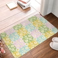 thumbnail image 4 of Fuzoiu Daisies Flowers Print Door Mat Outdoor Indoor Welcome Mats, Front Doormat,Flannel Non Slip Durable Entrance Rugs for Front Door, Inside Outside Entry, Porch, Resist Dirt,16x24in, 4 of 7