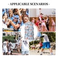 thumbnail image 6 of Pofeuu Rose Flowers Print Basketball Jersey, Shirts for Men Youth Basketball Jersey Crew Neck-4X-Large, 6 of 6