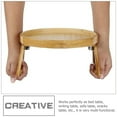 thumbnail image 2 of EXHUMKY Table d'Accoudoir de Canapé en Bois Table à Collations Multifonctionnelle Lot de 1, 2 of 8